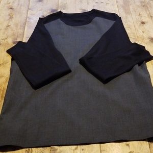 COS black and grey sweater back pull over